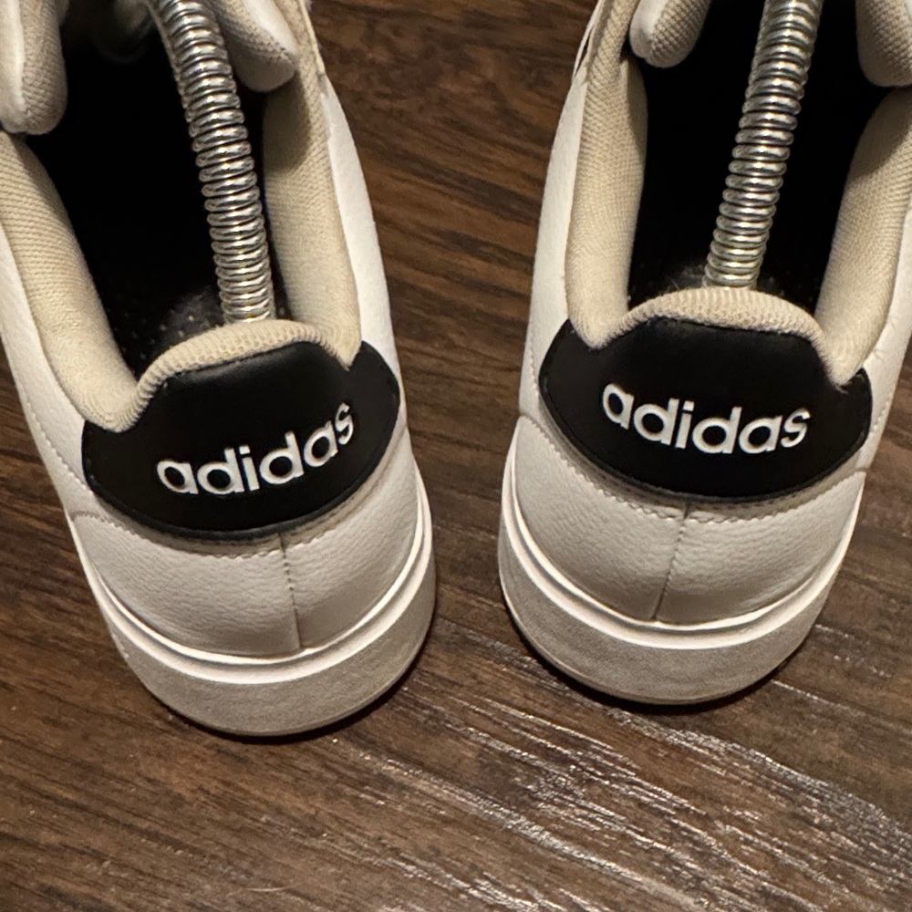 adidas Cream and Black Sneakers - Picture 6 of 11
